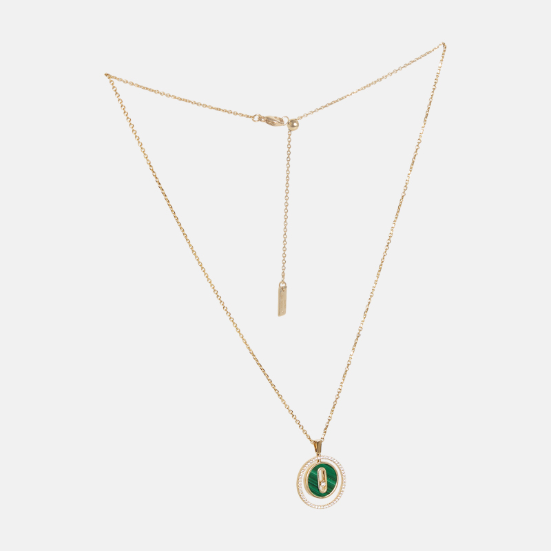 Super Flea Market+Messika+Green gold necklace+Toni Garrn1
